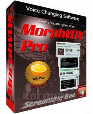 Independent download of the moveable Morphvox Pro 4.